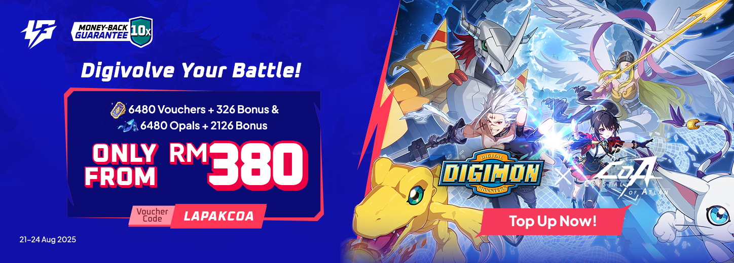 [MY] COA X Digimon Aug 2025